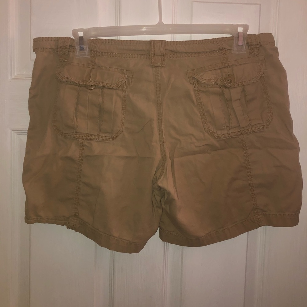 Maurices tan shorts
